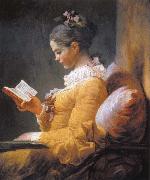 Jean Honore Fragonard A Young Girl Geading oil